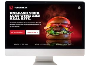 StudioBuro-BURGERBAR website logo graphic design graffiti wall artwork amsterdam